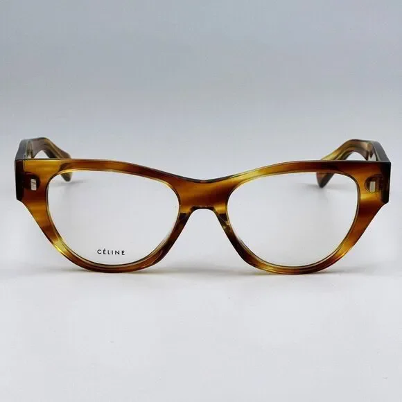 NEW Celine CL50012I 056 Havana Cat Eye Women Eyeglasses CL 50012I - Picture 4 of 10